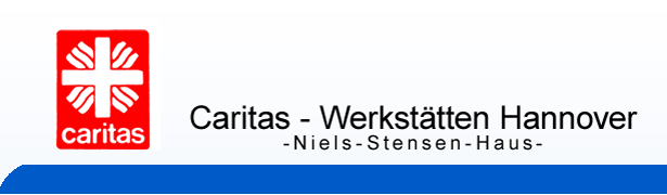 Logo der Caritas Werkstätten Hannover und Link zur Startseite der Webseite 