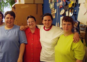 Die Grafik zeigt eine Gruppe von Besch�ftigten.