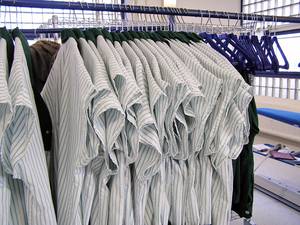 Kleiderst�nder mit W�sche